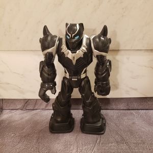 Hasbro Marvel Playskool Heroes Black Panther Mech Armor Robot.